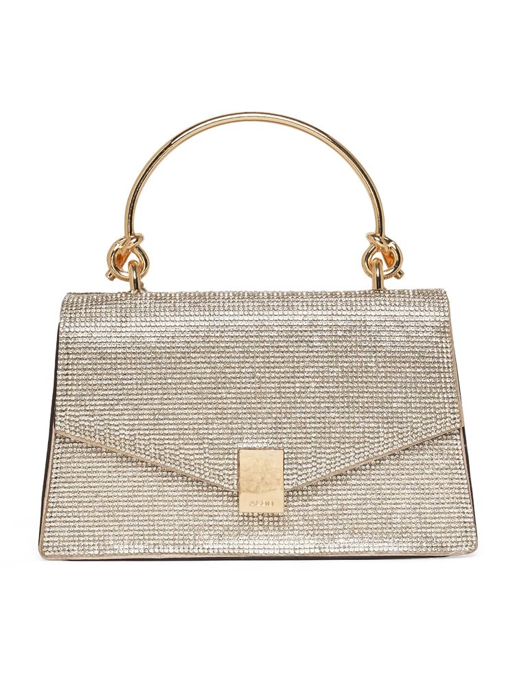 Aldo Gold Synthetic Women Handbag-picture-15