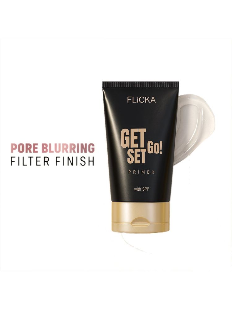 Flicka Get Set Go Pore Blurring Primer With Spf Waterproof & Oil Control Silicon Based-picture-25