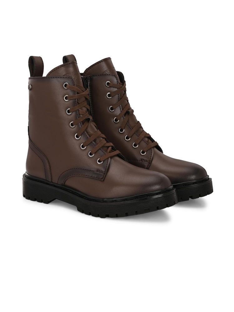 Delize Women Brown Casual Boots-image-8