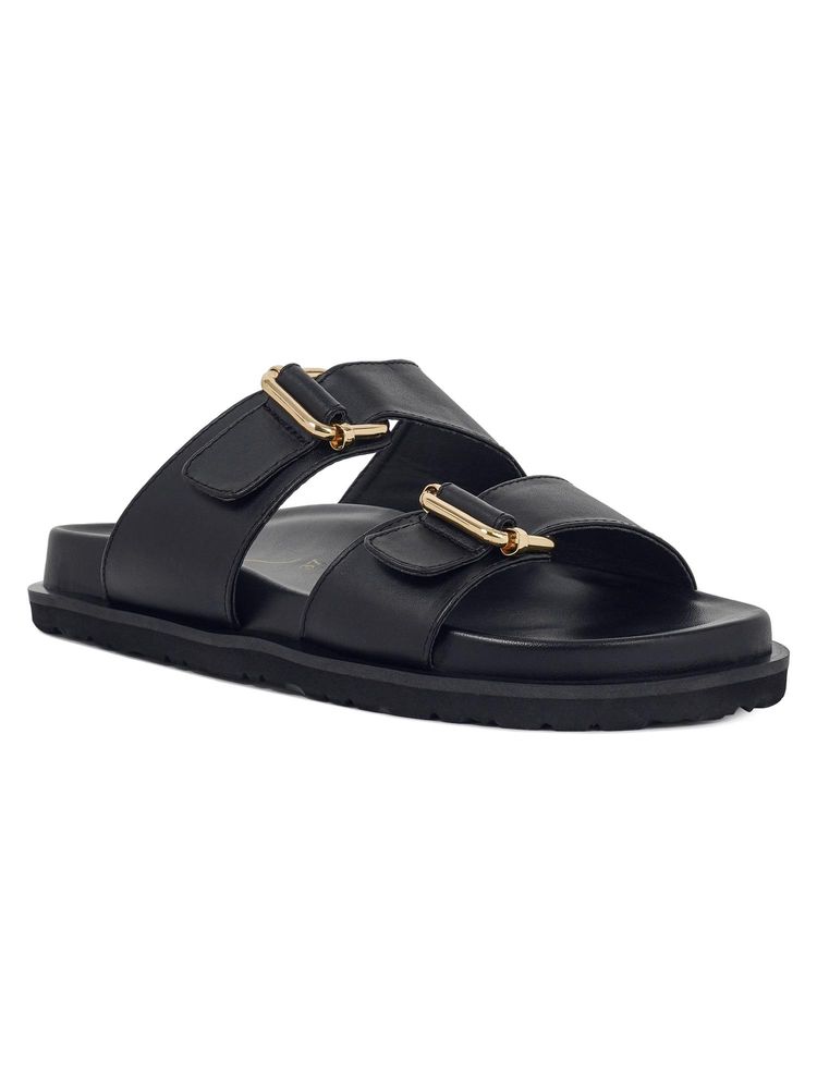London Rag Women Black Slip On Sandals-picture-14