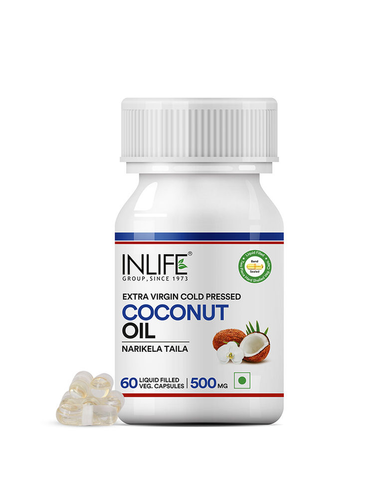 INLIFE Extra Virgin Cold Pressed Coconut Oil 500mg Capsules-picture-26