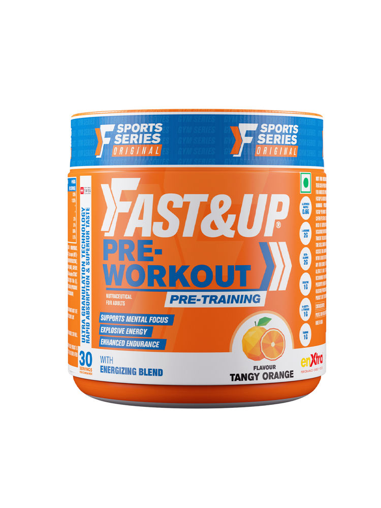 Fast&Up Pre-Workout Supplement - Orange Flavour-picture-22