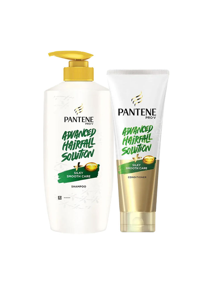 Pantene Advanced Hair Fall Solution Silky Smooth Care Shampoo & Conditioner Combo-picture-12