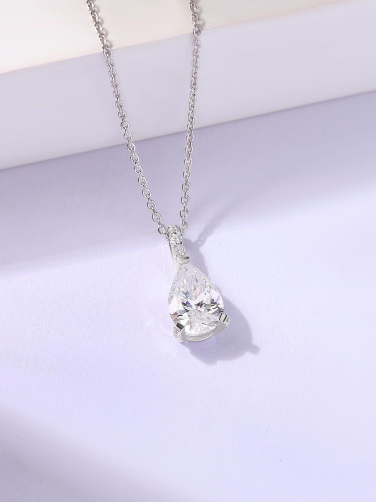 Ornate Jewels Women 925 Silver Stunning American Diamond Necklace-image-38