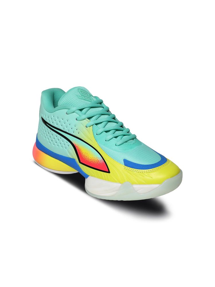 Puma Women Blue Stewie 5 Turbo Lightweight Basketball Shoes-image-20