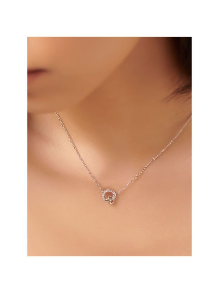 shaya by caratlane hall of fame pendant necklace in 925 silver