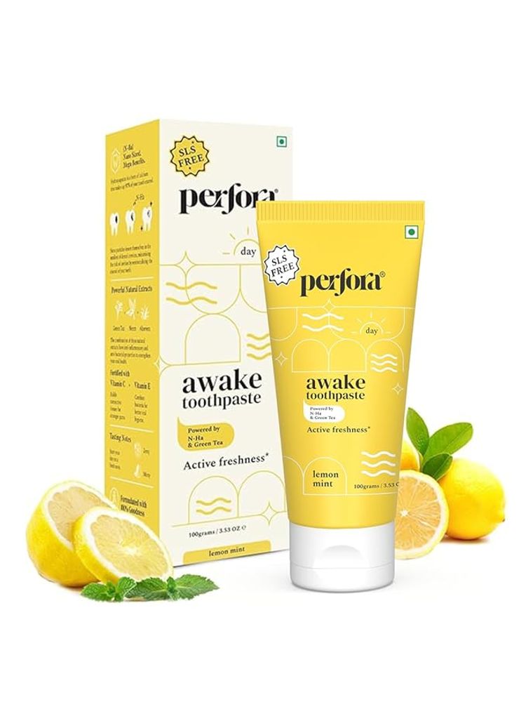 Perfora Lemon Mint Awake Toothpaste-image-33