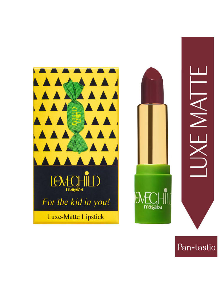 LoveChild Masaba Luxe Matte Lipstick with Silky Smooth Texture, Enriched with Cocoa Butter Jojoba Oil & Vitamin E-image-42