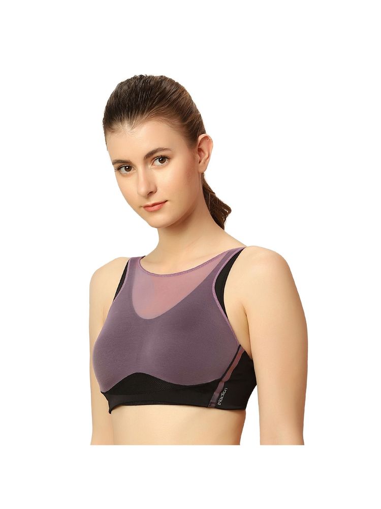 Triumph Triaction Pure Lite Non-wired Lightly Padded Full Coverage Sports Bra - Black-image-25