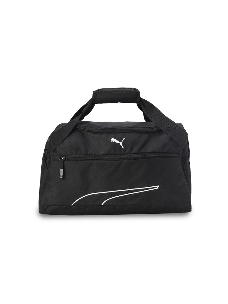 Puma Fundamentals Sports Unisex Black Duffle Bag (S)