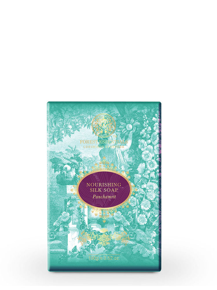 Forest Essentials Nourishing Silk Soap Panchamrit Ayurvedic Luxury Handmade Soap for Bath-picture-11