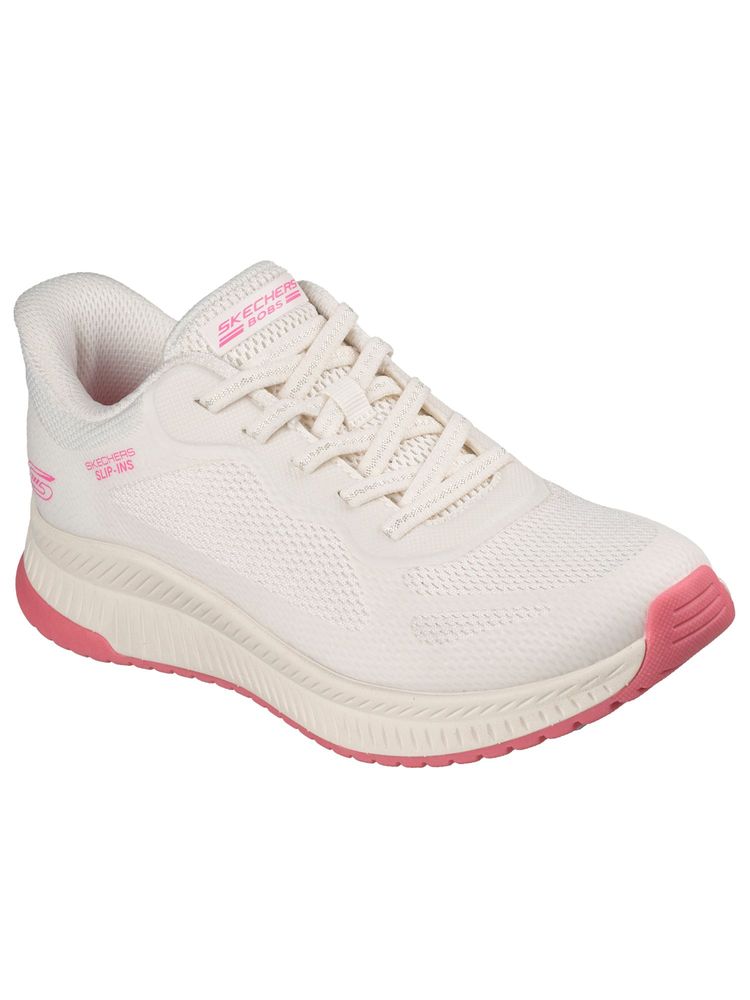 SKECHERS White Bobs Squad 4 Staple Look Sneakers-picture-23
