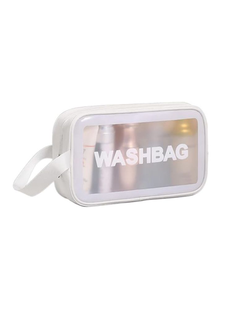 Allure Medium Wash Bag - White-image-31