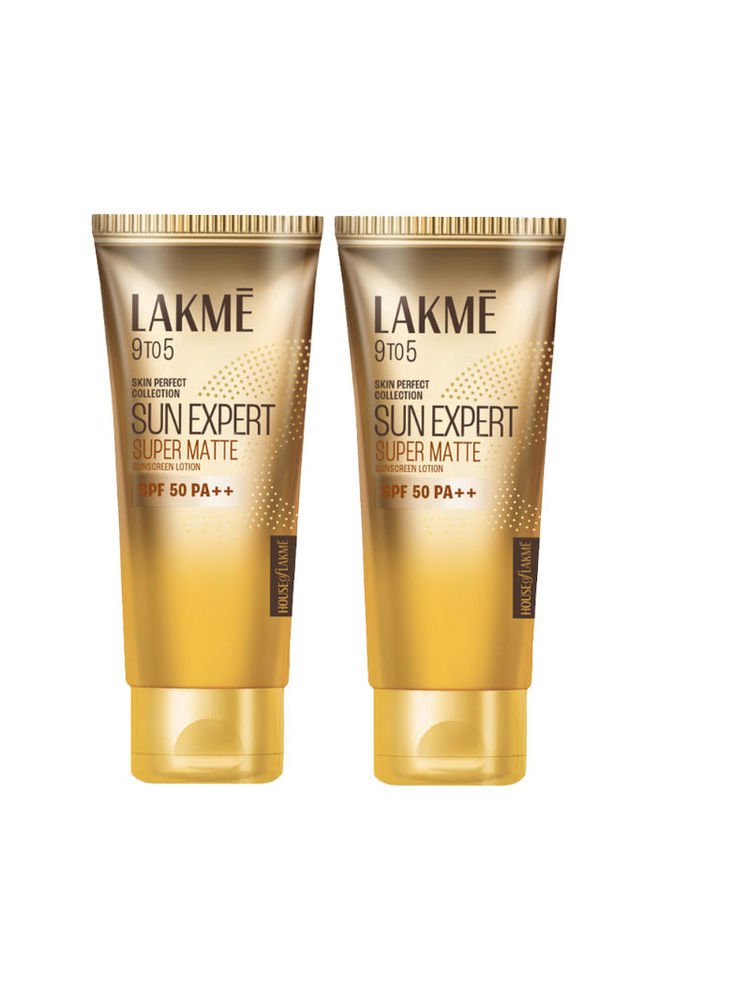 Lakme Sun Expert SPF 50 PA+++ Ultra Matte Lotion Sunscreen - Pack Of 2