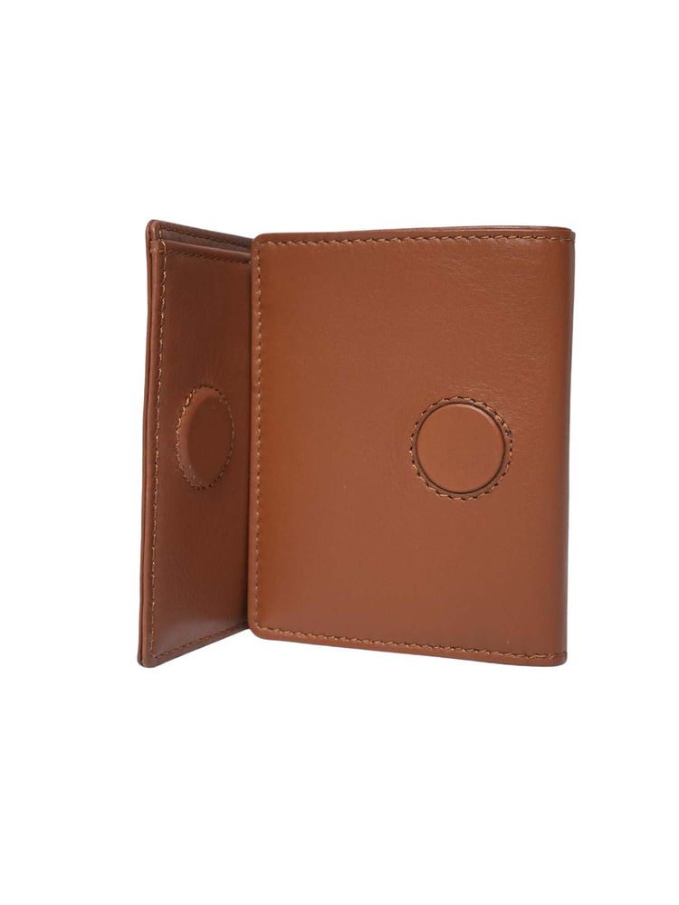Brown Bear Men's Premium Tan Leather Tri-Fold Wallet-picture-31
