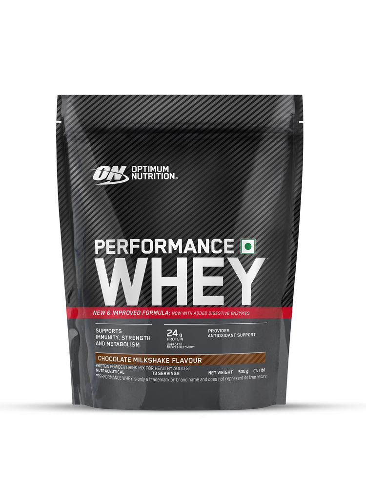 Optimum Nutrition (On) Performance Whey Protein Powder - Chocolate Milkshake