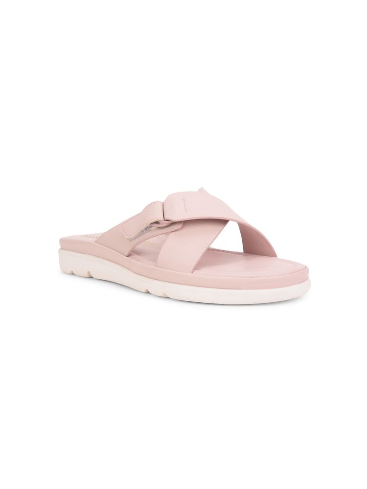 Bata Women Pink Sandals-image-21