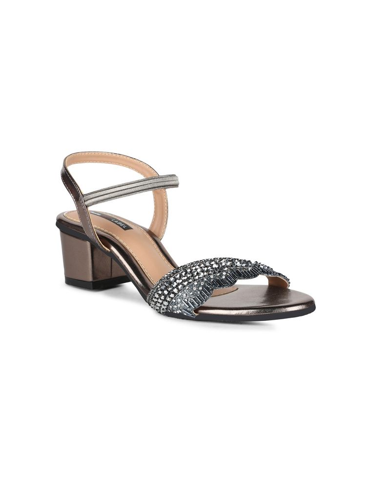 Bata Women Metallic Sandal Heels-image-49