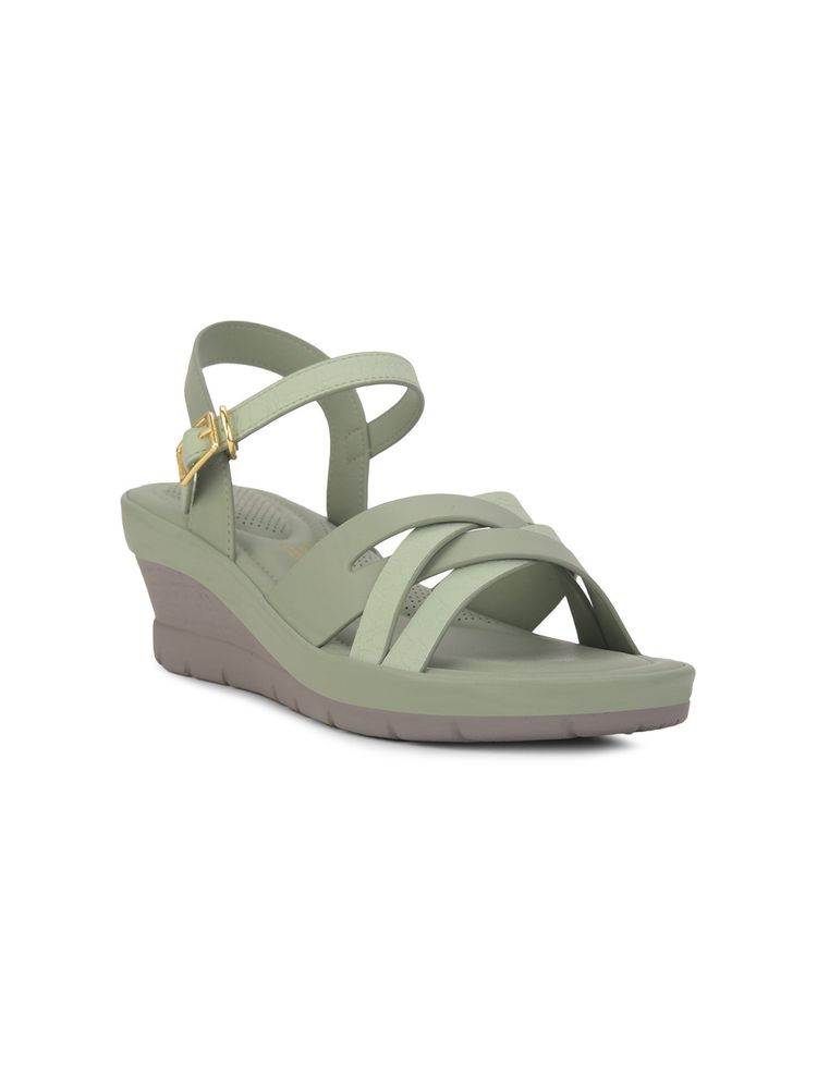 Bata Women Green Sandals-picture-22