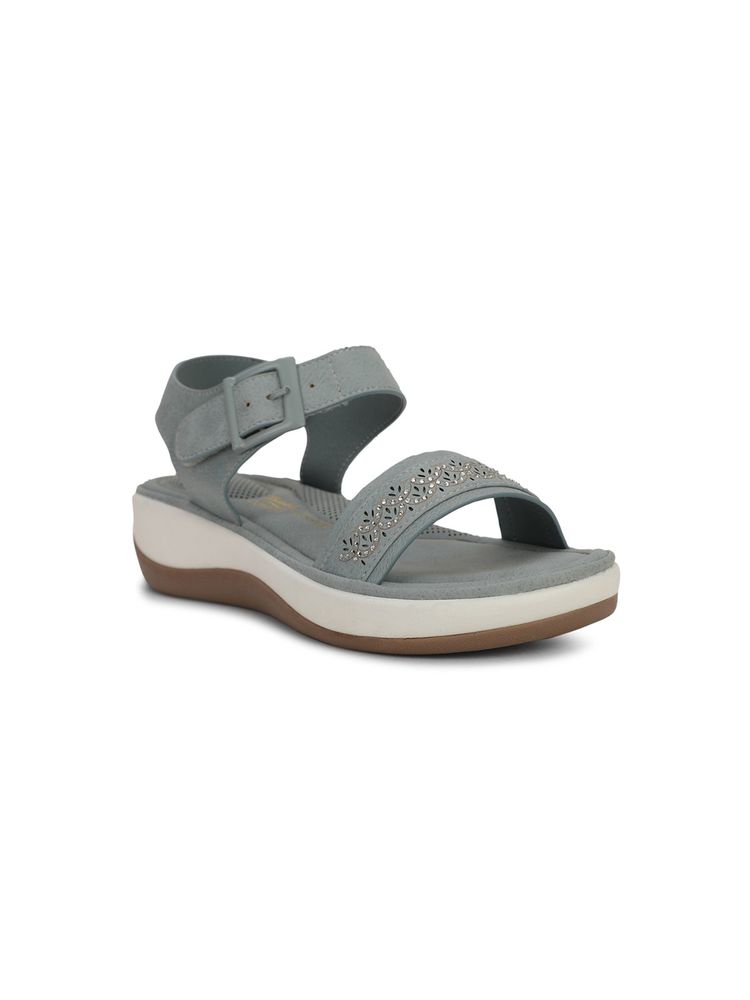 Bata Women Grey Sandals-image-34