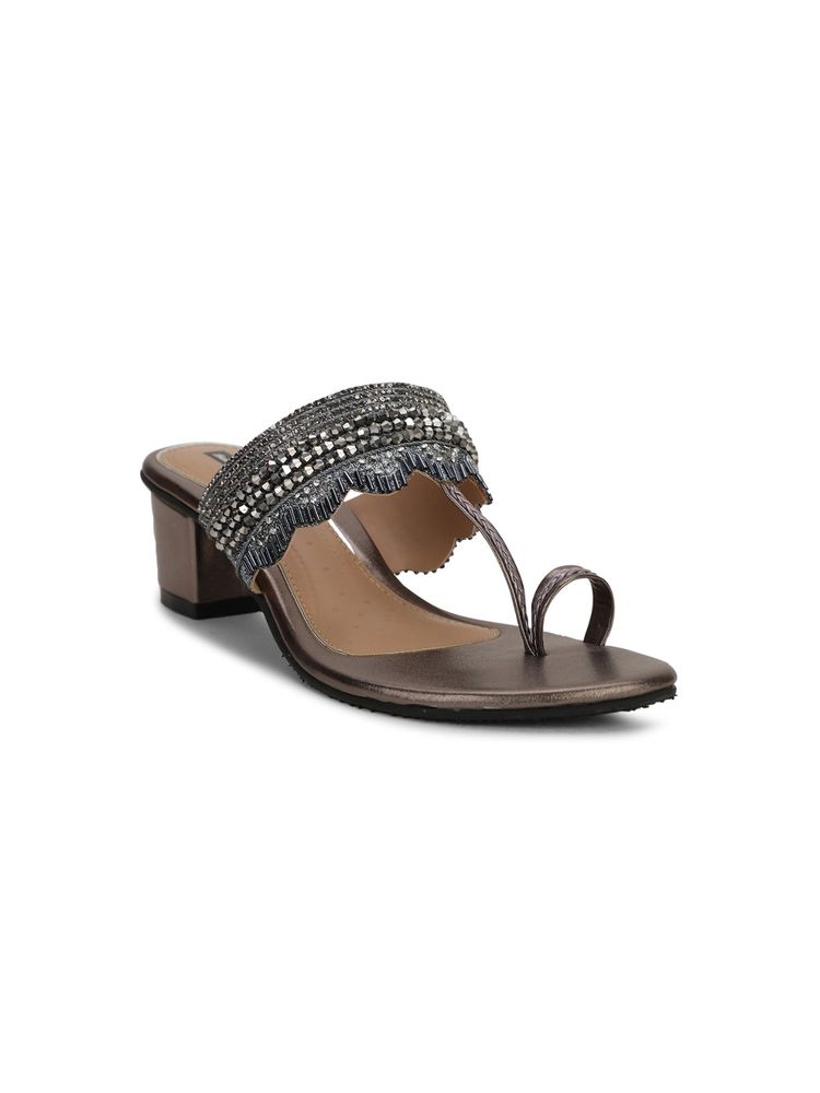 Bata Women Grey Sandal Heels-picture-10