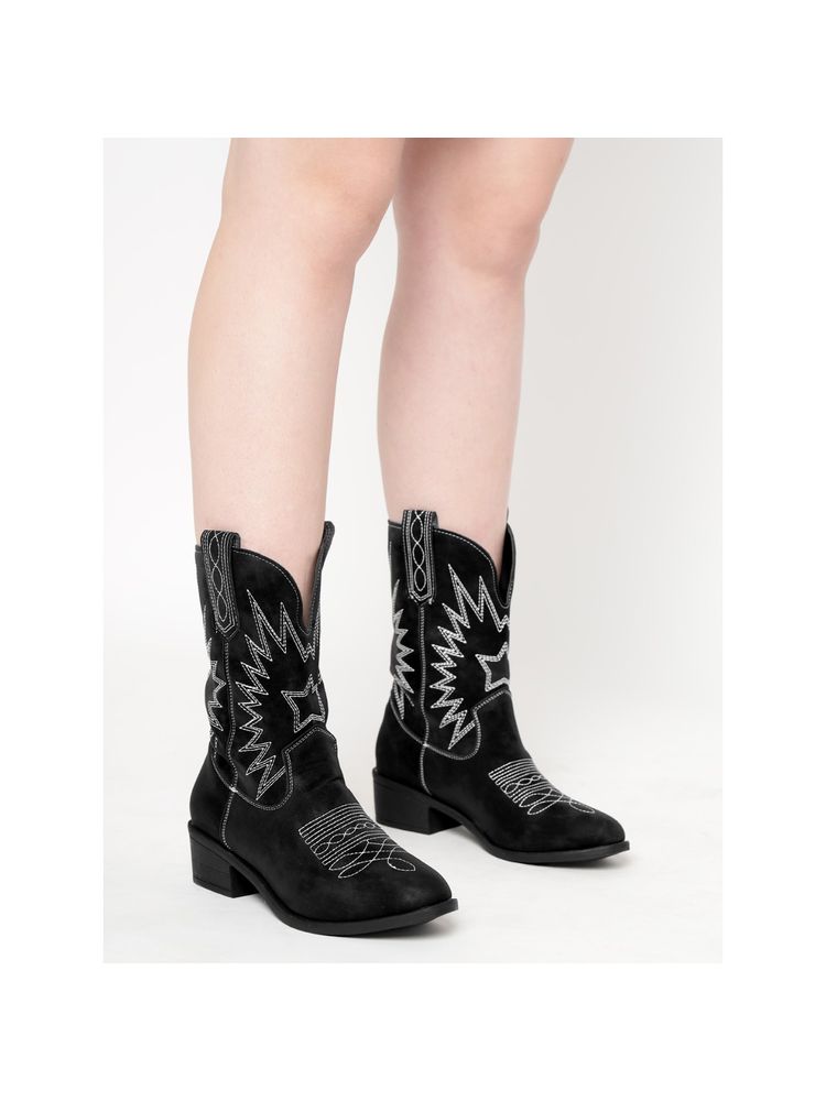 Truffle Collection Multi-Color Solid Boots-picture-39
