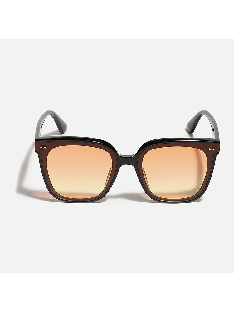 Haute Sauce Women Brown Lens Brown Wayfarer Sunglasses (60)-image-31