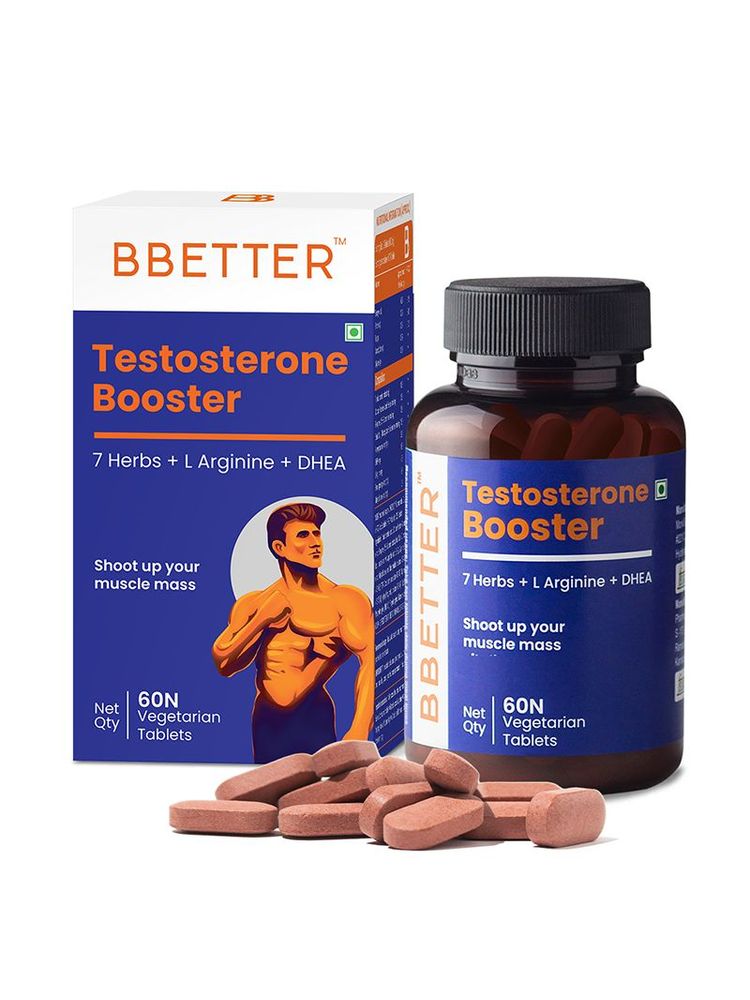 BBETTER Testosterone Booster For Men - Veg Tablets