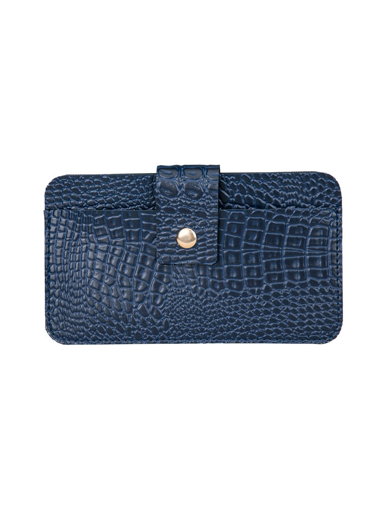 Bagsy Malone Unisex Crocodile Print Mobile Case Blue-image-3