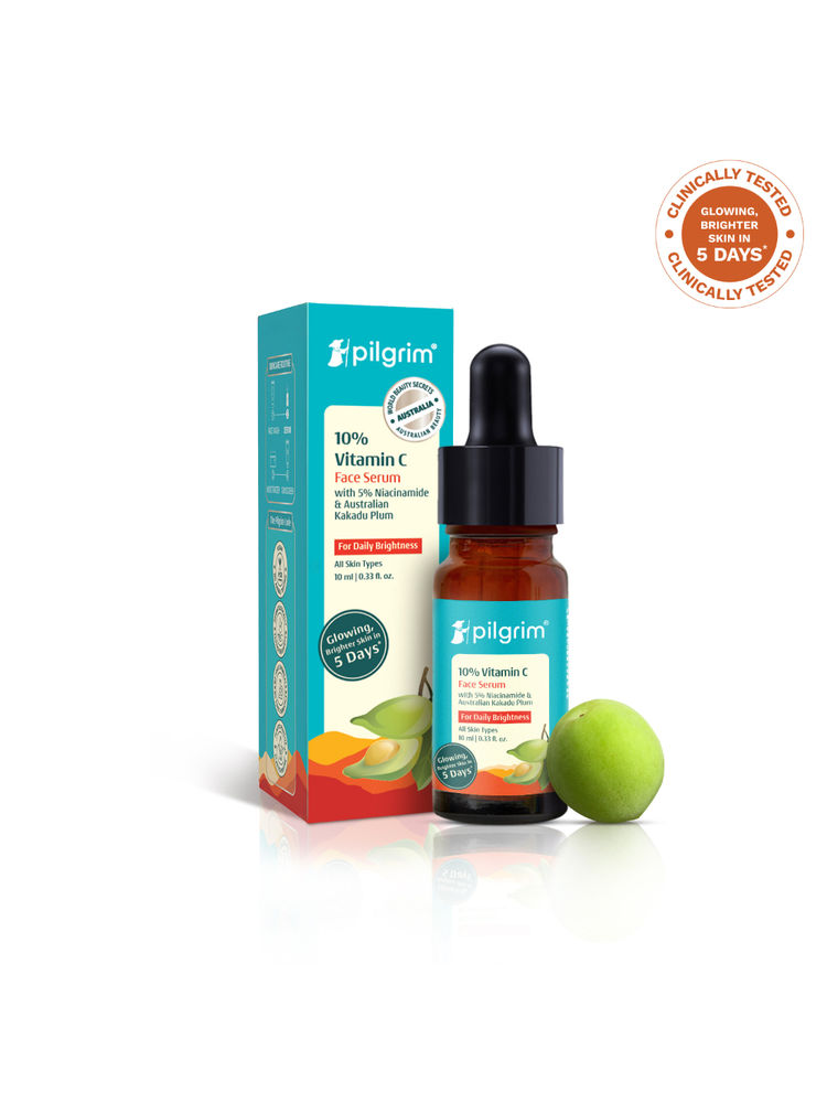 Pilgrim 10% Vitamin C Face Serum For Daily Brightness