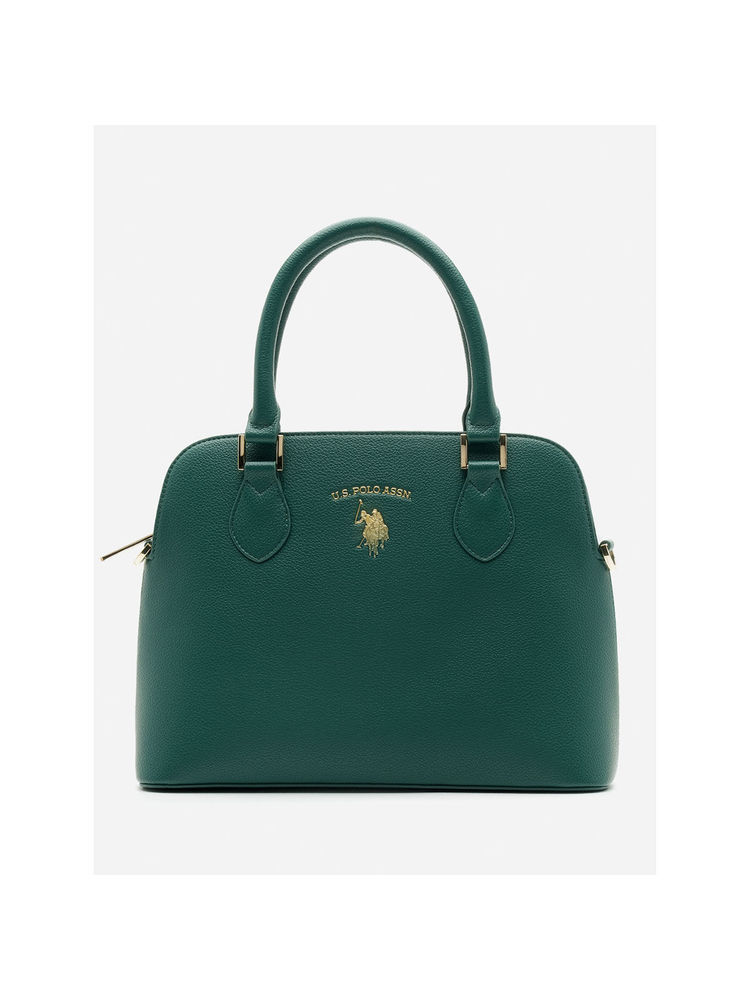U.S. POLO ASSN. Beth Green dome Handbag with Solid Finish-picture-21