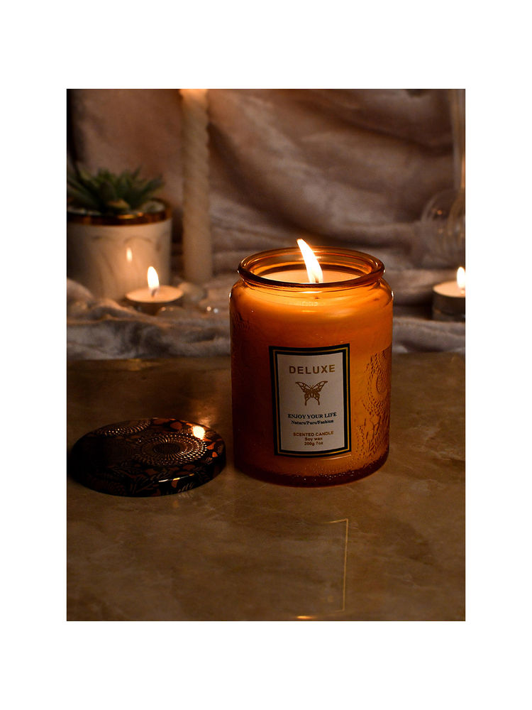 Tayhaa Tranquil Breeze Scented Candle Yellow-picture-18