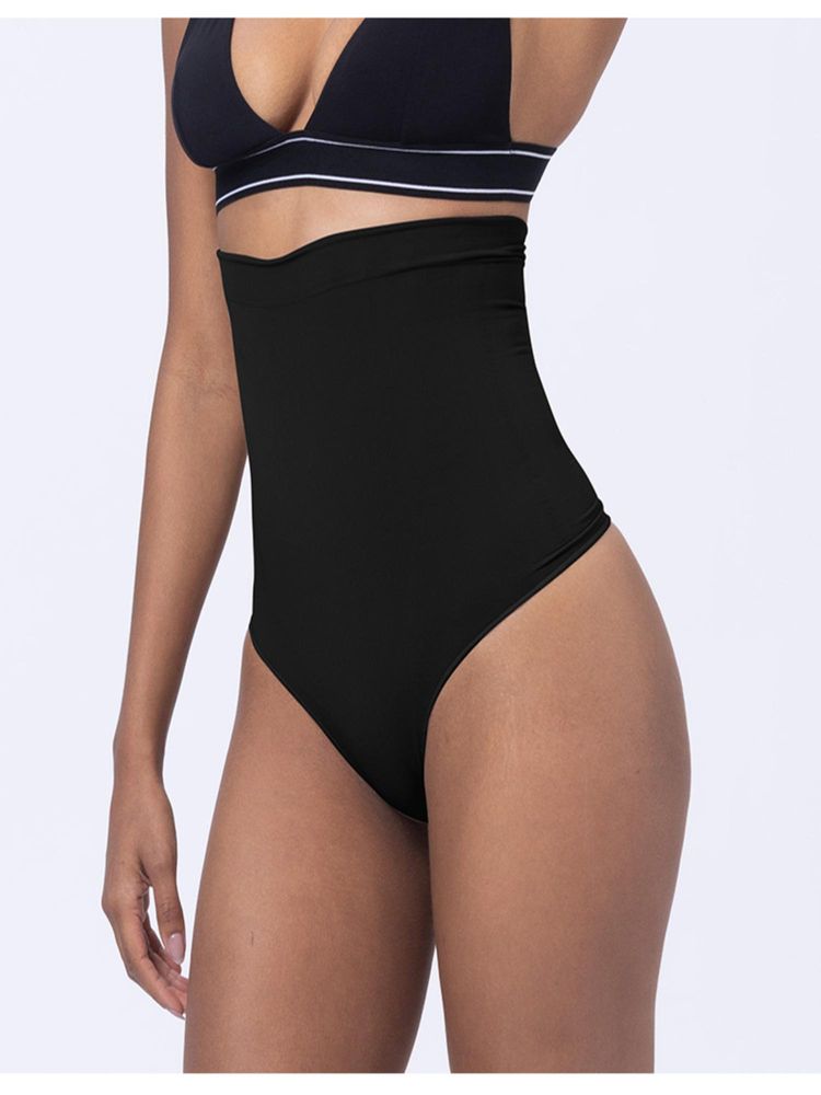 Shop The Edit High Waisted Tummy Control Thongs-image-39