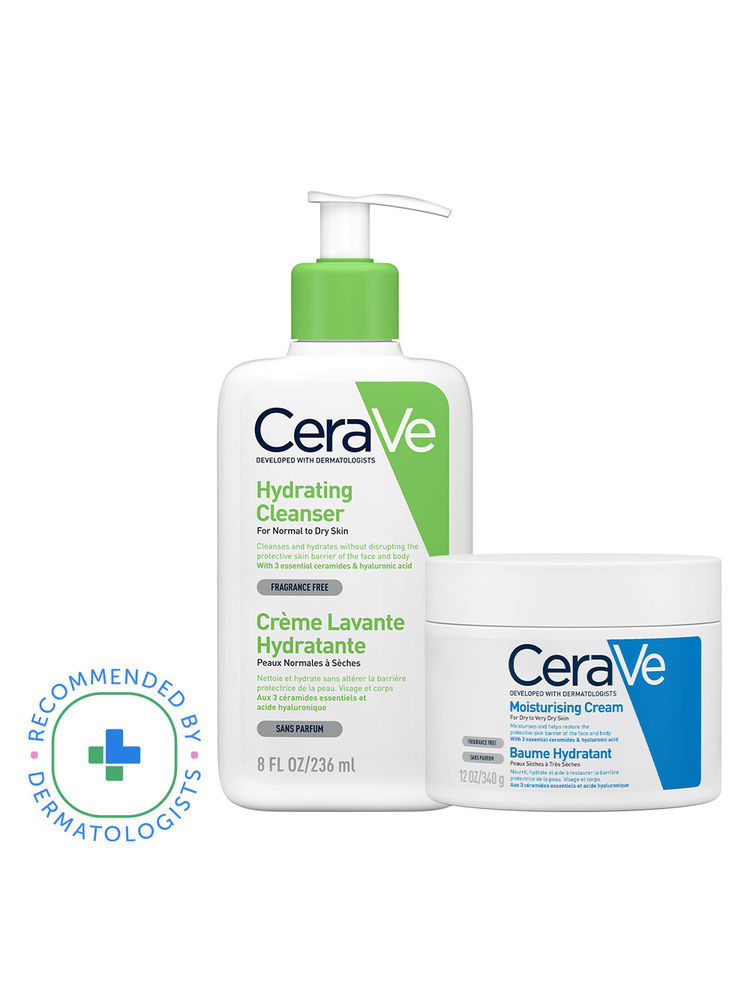CeraVe Facewash & Moisturizer Combo with Ceramides - Daily Skincare Routine for Normal To Dry Skin-image-24