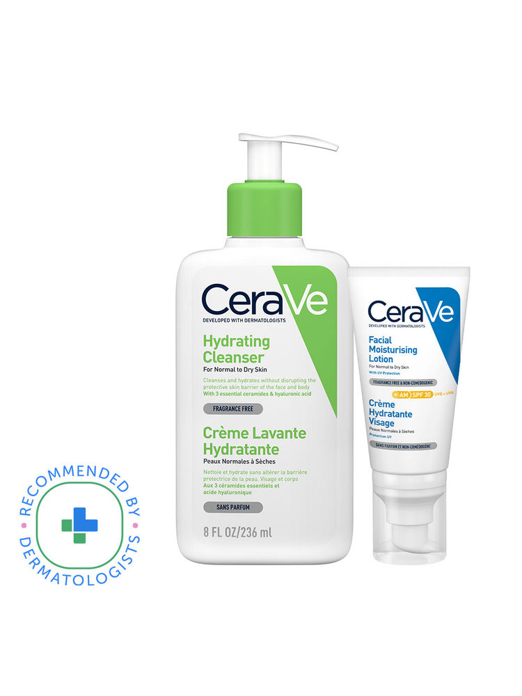 CeraVe Hydrating Facewash & AM Moisturizing Lotion with SPF 30 Combo - Morning Regime-image-15