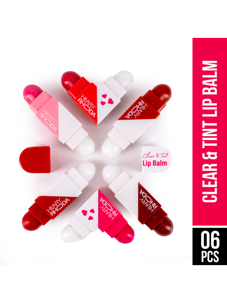 Hilary Rhoda Clear & Tint Lip Balm - Pack Of 6-image-7