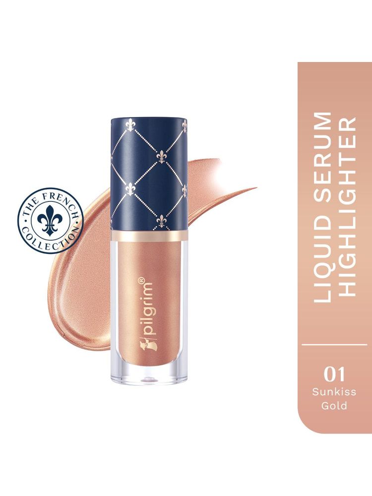 Pilgrim The French Collection Glowing Delight Liquid Serum Highlighter - 01 Sunkiss Gold-picture-13