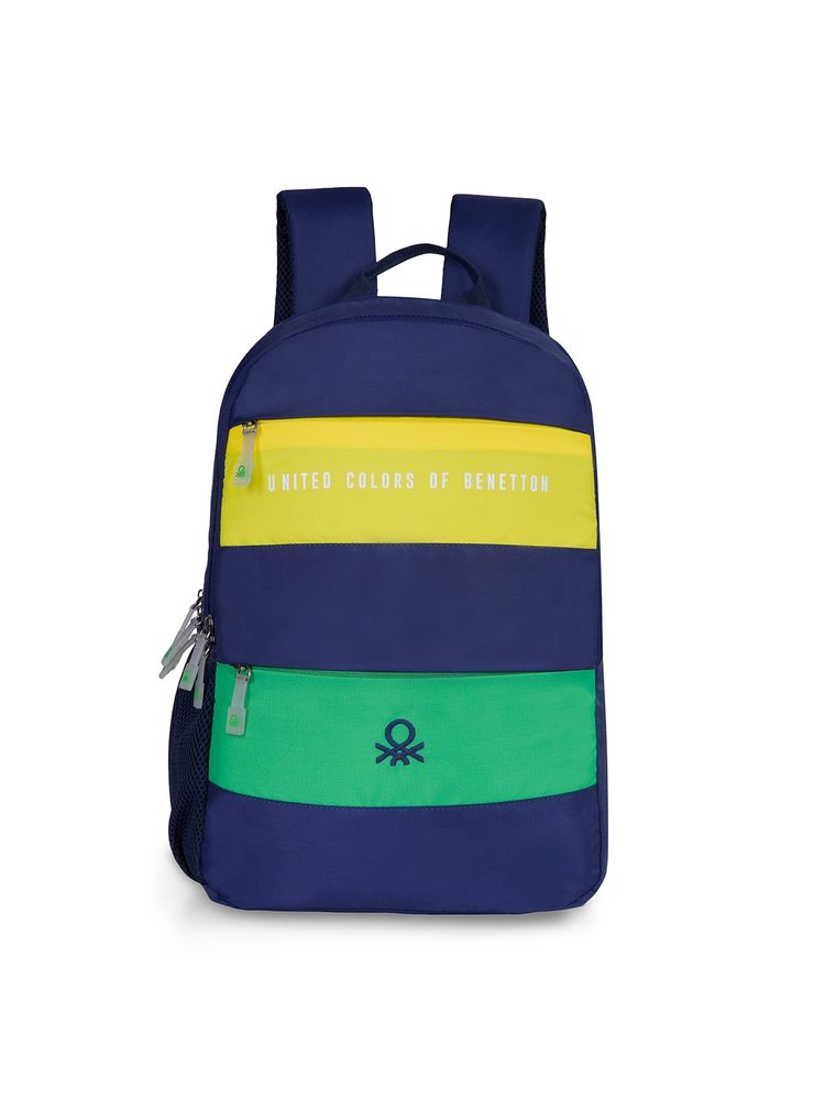 united colors of benetton fashion United Colors of Benetton Belluno Unisex 14 Inch Laptop Backpack - Navy-picture-22