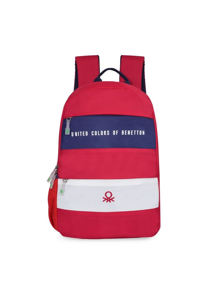 united colors of benetton fashion United Colors of Benetton Belluno Unisex 14 Inch Laptop Backpack - Red-picture-19