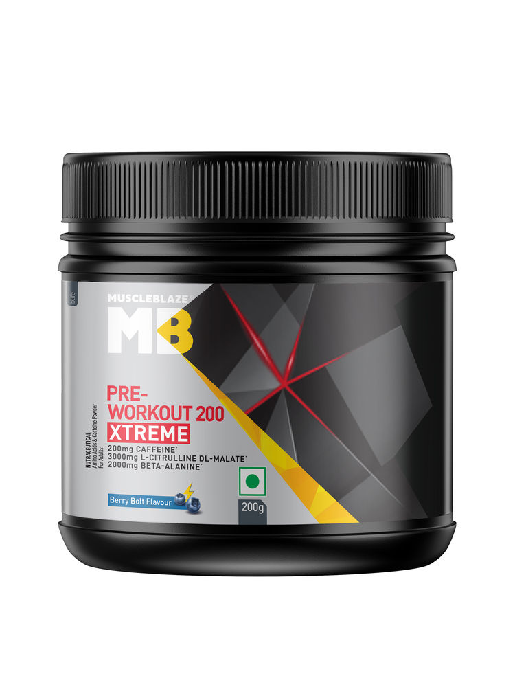 MuscleBlaze Pre Workout 200 Xtreme - Berry Bolt-picture-13