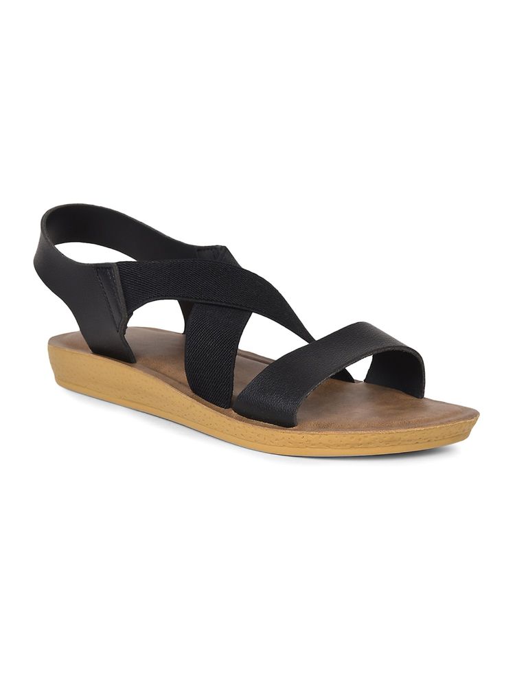Bata Women Black Synthetic Sandals-picture-21