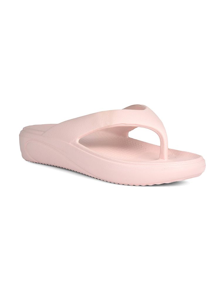 Bata Women Pink Synthetic Flipflops-image-23
