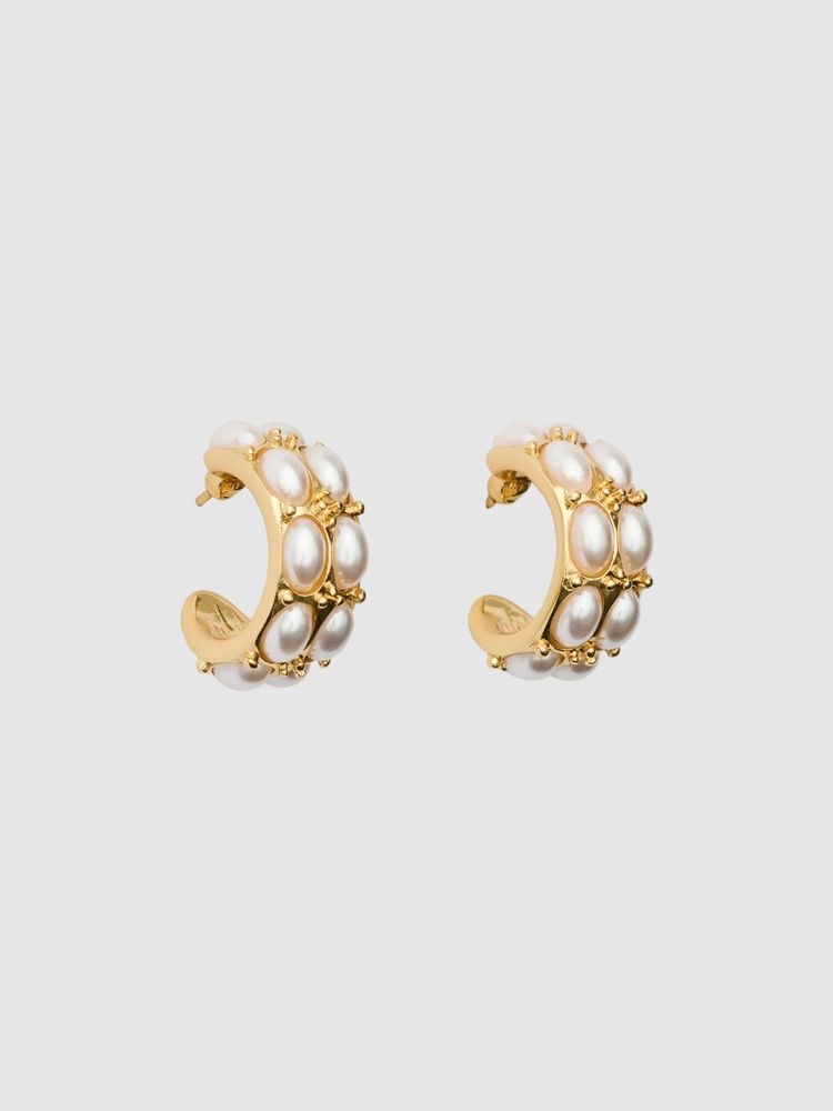 Forever New Signature Eloise Pearl Hoop Earring-picture-27