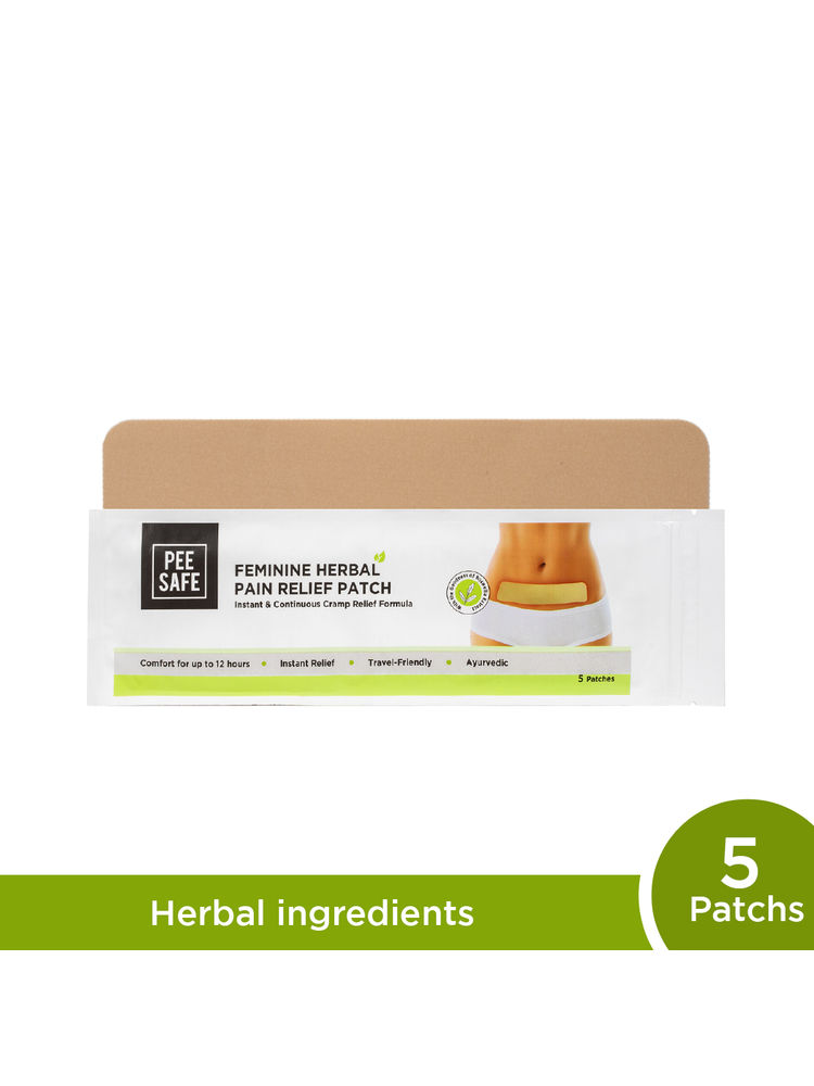 Pee Safe Feminine Herbal Pain Relief Patch (Pack Of 5)