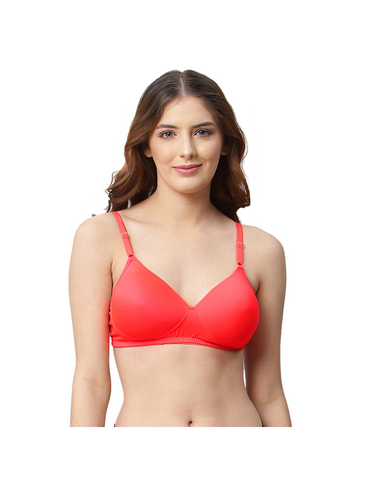 Cukoo Lightly Padded Everyday Bra Red-image-4