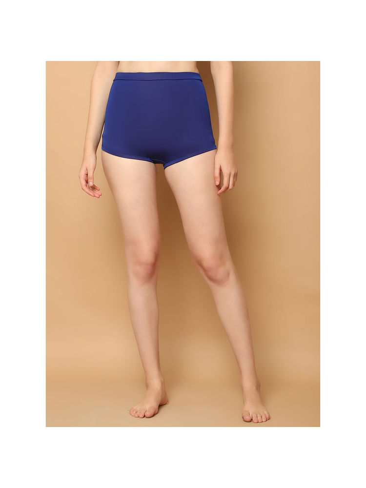 Cukoo Royal Blue High Waist Swim Bottom-image-45