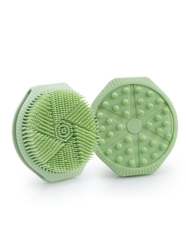 Getmecraft Green Bath Scrubber And Shampoo Brush, Body Scrubber And Scalp Massager-picture-21