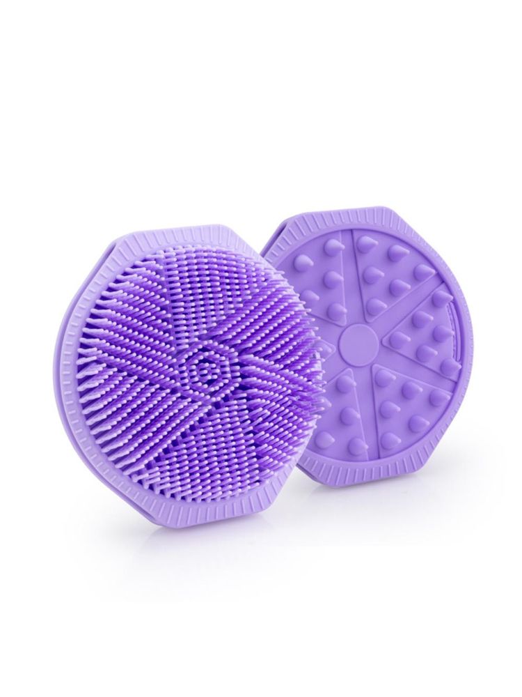 Getmecraft Purple Bath Scrubber And Shampoo Brush, Body Scrubber And Scalp Massager-picture-22