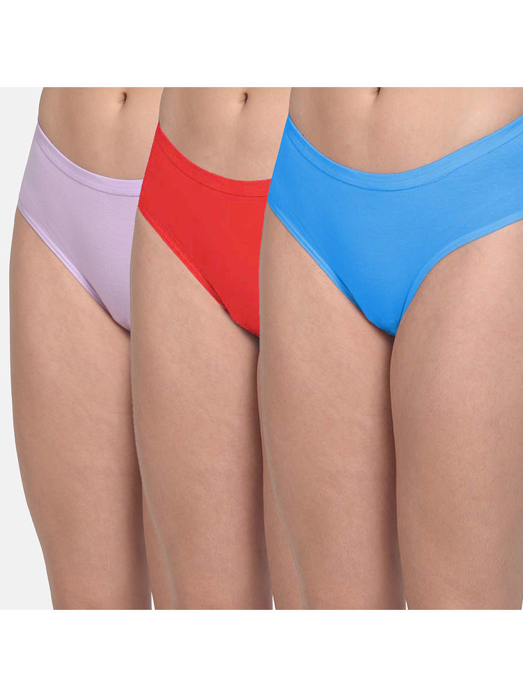 Mod & Shy Pack of 6 Solid Brief - Multi-Color-picture-13