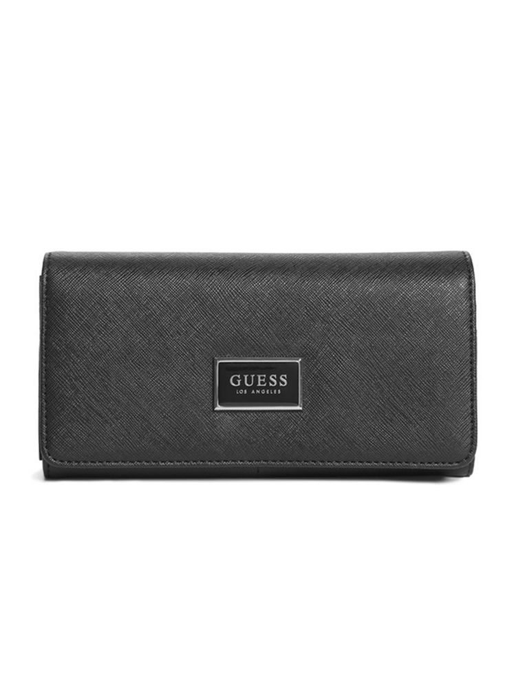 guess fashion Guess Black Solid Abree Multi Organizer Wallet-picture-26